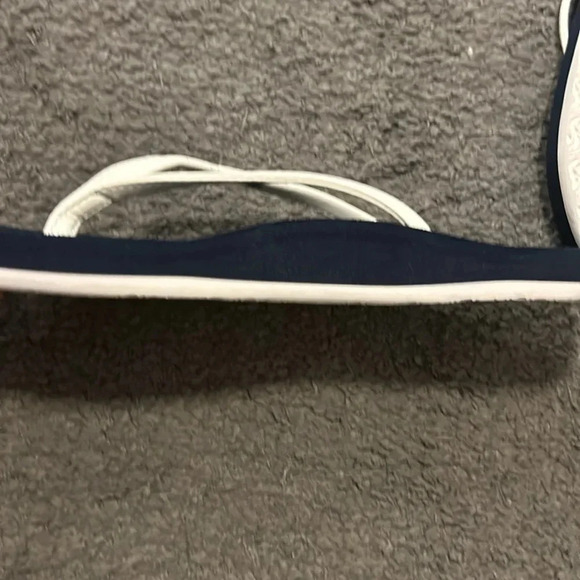 Cobian white and navy Nias bounce flip flop - Picture 5 of 6